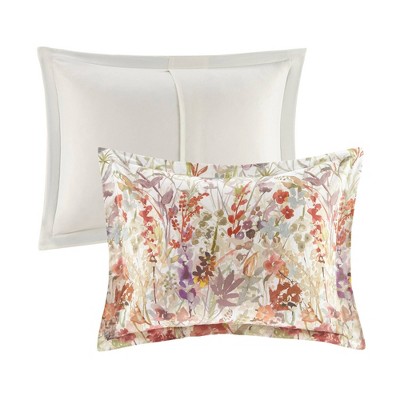 Mariana Full/Queen Multicolor Cotton Floral Duvet Cover Set
