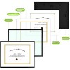 Golden State Art 8.5x11 Aluminum Picture Frame 1.02 Inch Thickness - Pack of 6 - 3 of 4