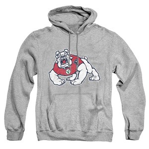 Men's Fresno State University Distressed Primary Pull-Over Hoodie - 1 of 4