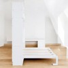 Mshliw Queen Size Murphy Bed with Desk, Storage Cabinets and Shelves, Foldable Wall Bed with Hydraulic Lift Mechanism, Space Saving Design - 4 of 4