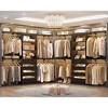 Aheaplus 4-9 FT Walk-In Closet Organizer with 8 Hanging Rods, Wardrobe Closet System with Shelves - 2 of 4