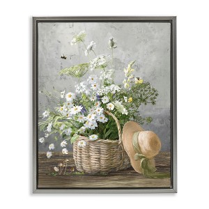 Stupell Industries Country Daisy Basket, 31" x 25" - 1 of 4