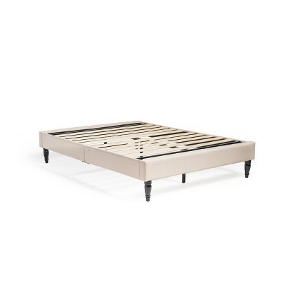 Queen Merribee Modern Fully Upholstered Bed Beige - Christopher Knight Home