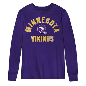 NFL Minnesota Vikings Boys' Long Sleeve Core T-Shirt - 1 of 1