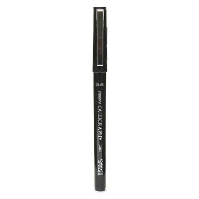Marvy Uchida 6000 Calligraphy Pens Medium Nib Black Ink 12/Pack (84048-PK12)