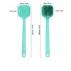 Unique Bargains Double Side Long Handle Bath Brush 14.37" Length 1 Pc - 4 of 4
