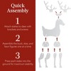 Best Choice Products 3-Piece 56in Reindeer Family Silhouette Set, Outdoor Christmas Yard Decoration w/ Buck, Doe, Fawn - 4 of 4