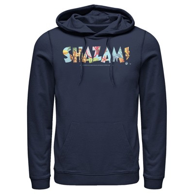 Men's Justice League Shazam Dragon Fruit Logo Pull Over Hoodie
