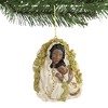 3.5 Inch Holy Family Dark Skin Mary Baby Jesus Christmas Tree Ornaments - 3 of 3