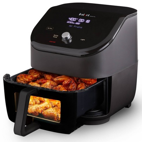 Instant - 8qt Vortex Plus Dual Basket Air Fryer - Black