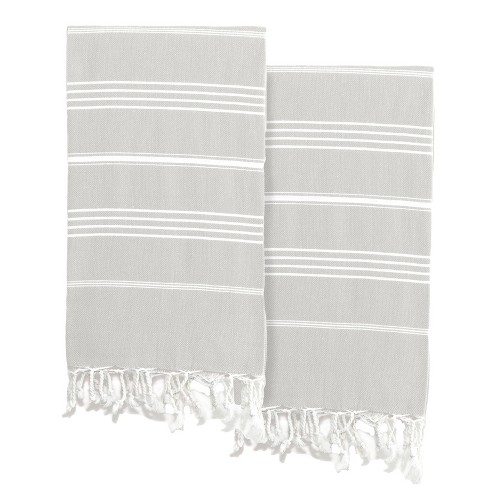 Set Of 2 Fun In Paradise Pestemal Beach/hand Towels Dark Blue - Linum Home  Textiles : Target