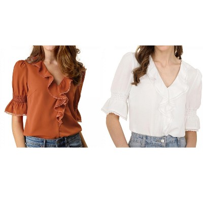 brown red/white