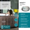 Bestway SaluSpa St. Moritz AirJet 2 to 7 Person Inflatable Hot Tub Round Portable Outdoor Spa with 180 Soothing AirJets and Cover, Brown - 4 of 4