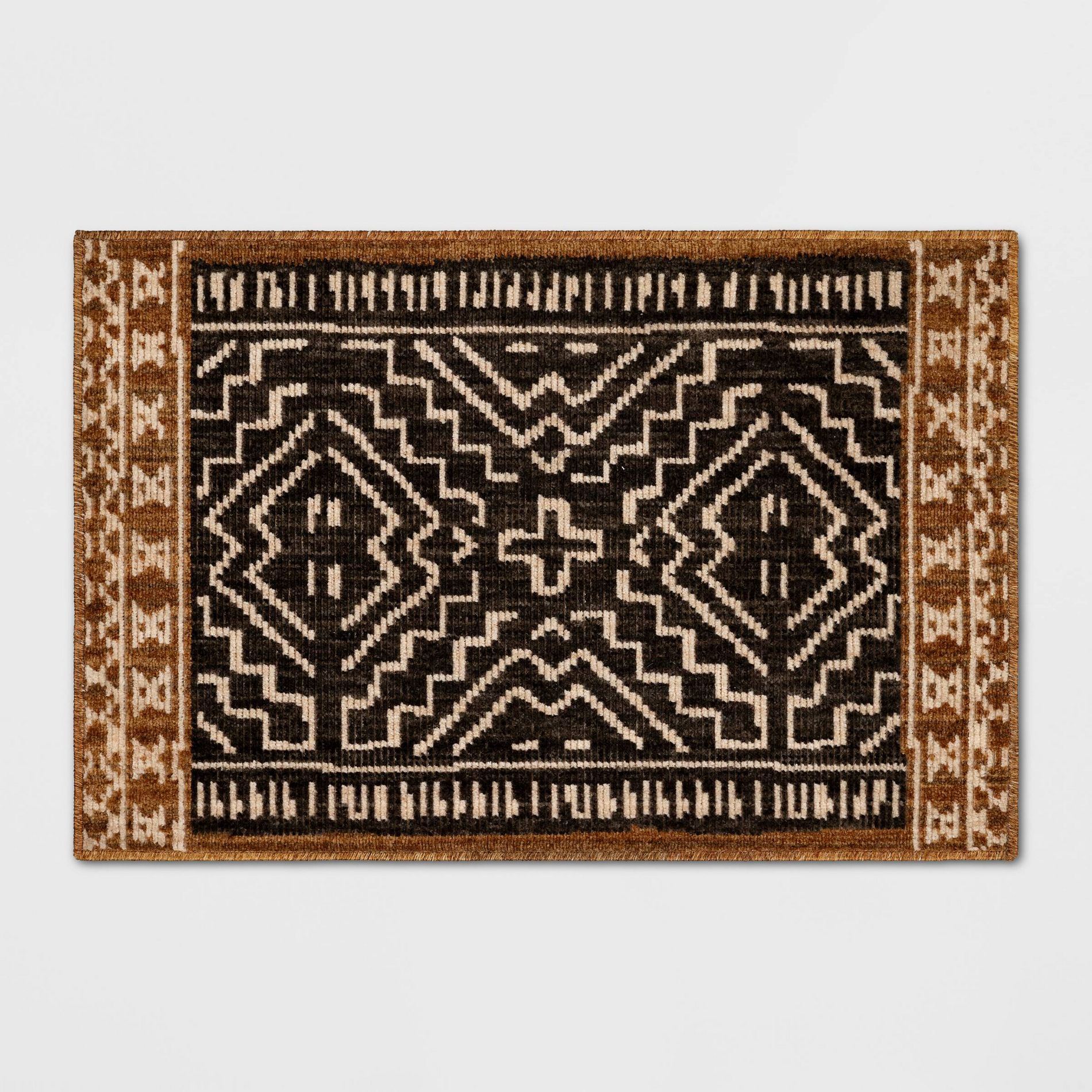 2'x3' Global Washable Accent Rug Black/Tan - Threshold™