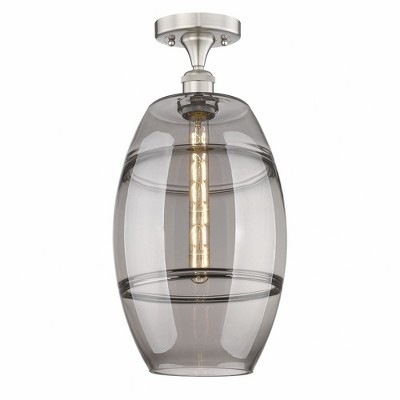 Vaz - 1 Light Semi-Flush Mount In Industrial Style-18.63 Inches Tall and 10 Inches Wide