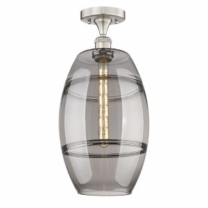 Vaz - 1 Light Semi-Flush Mount In Industrial Style-18.63 Inches Tall and 10 Inches Wide - 1 of 1