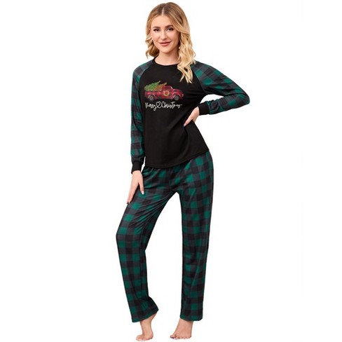 Christmas Pajamas for Family Pjs Matching Sets PlaidShirts Pants Sleepwear Nightwear Women Men Kids - image 1 of 4