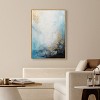Art Remedy Blue Sea of Punta Cana Blue Abstract Wall Art Framed - 2 of 4