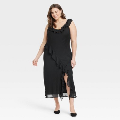 Women's Ruffle Slip Dress - A New Day™