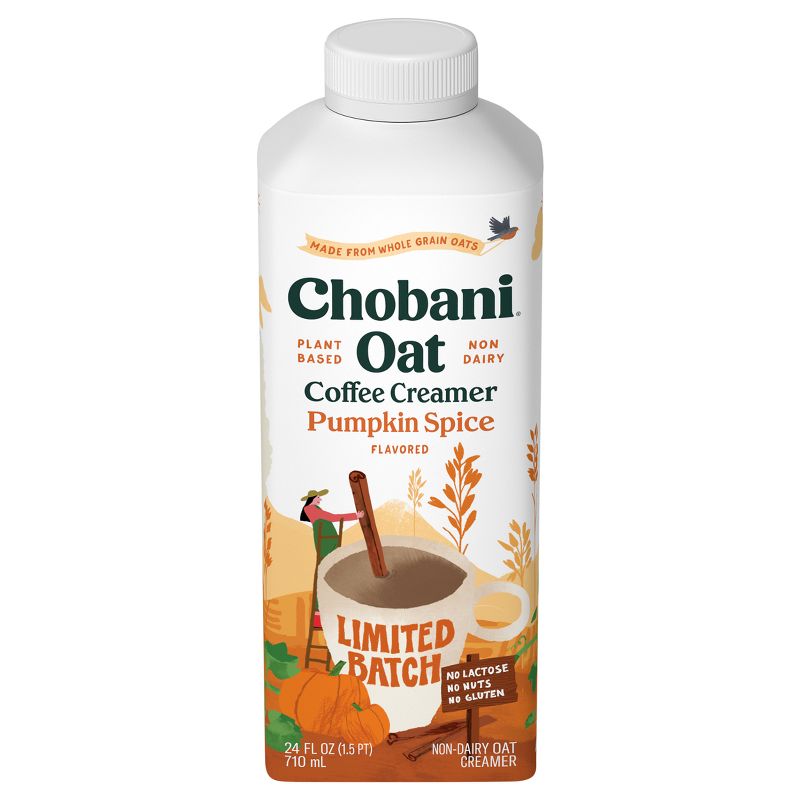 Chobani Oat Pumpkin Spice Coffee Creamer - 24 fl oz, 1 of 11