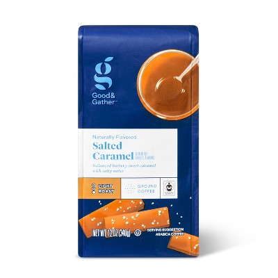 Naturally Flavored Salted Caramel Light Roast Ground Coffee - 12oz - Good & Gather™