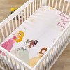 NoJo Disney Princess Make A Wish Pink, White and Yellow "Once Upon a Time" Nursery Photo Op Fitted Crib Sheet - 3 of 4