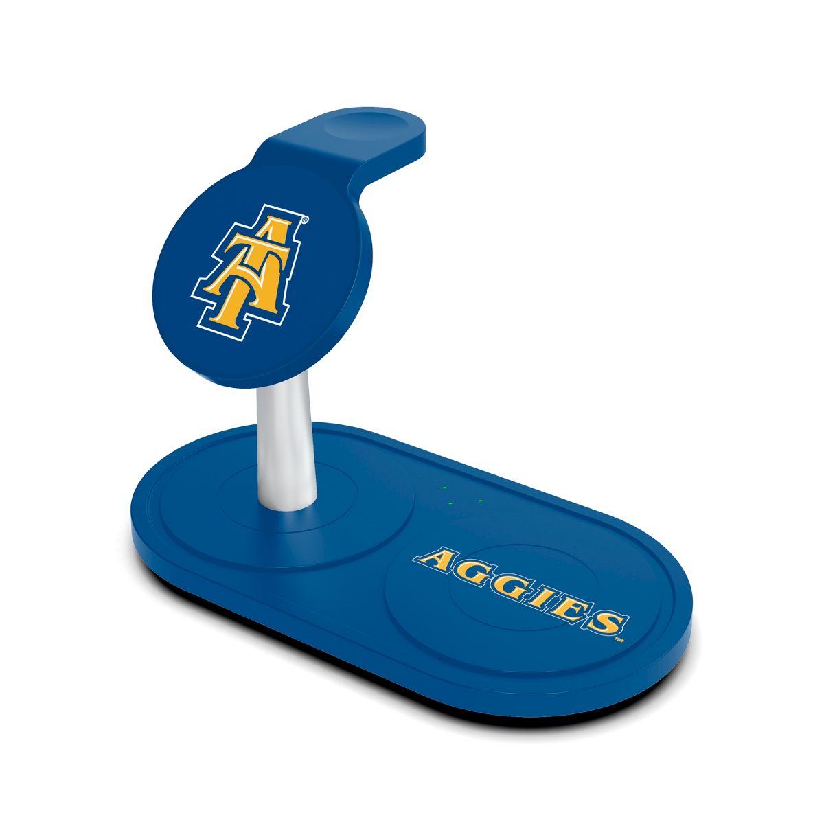 SOAR NCAA 3-in-1 Wireless Charging Station- North Carolina A & T State University