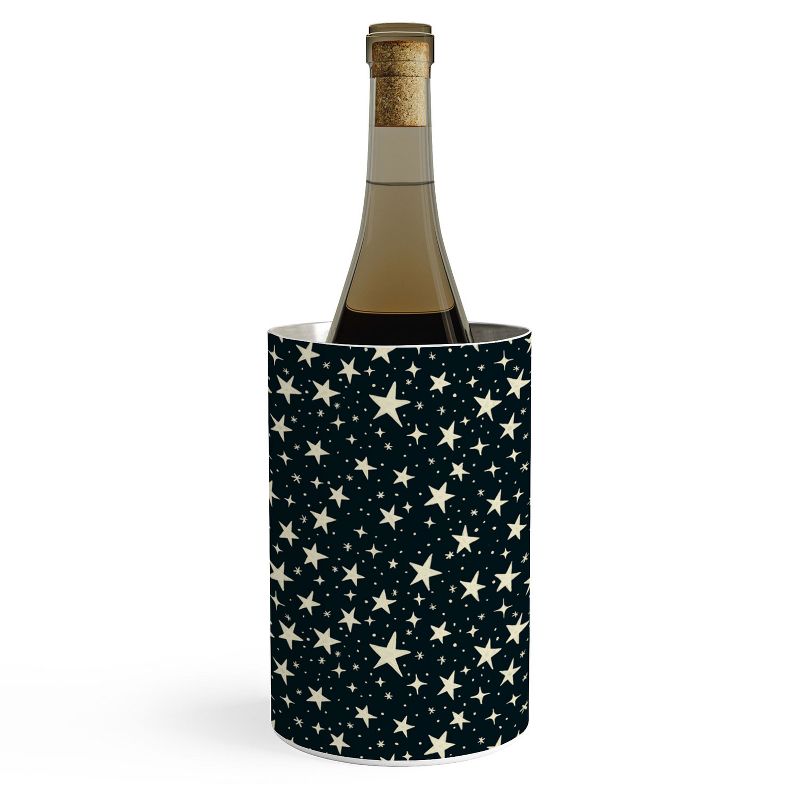 Avenie Black And White Stars Wine Chiller - Deny Designs, 1 of 3