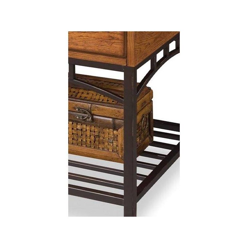 Modern Craftsman End Table Brown - Homestyles, 3 of 7