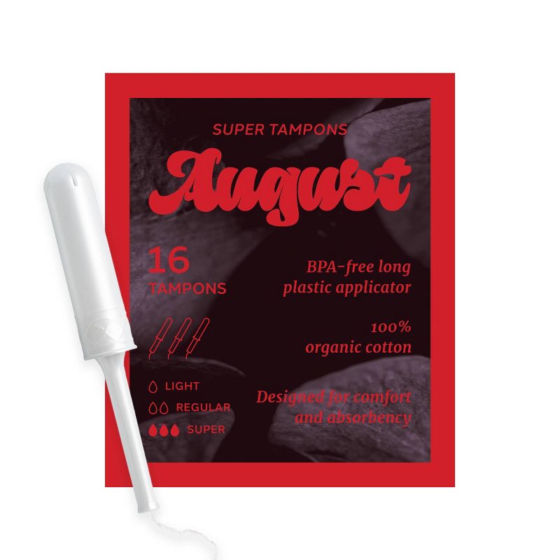 Its August Super Tampons - 16pk, 1 of 9