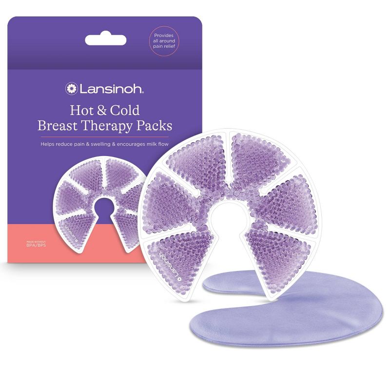 Lansinoh Therapy Packs with Soft Covers, Hot and Cold Breast Pads - 2pk, 1 of 13