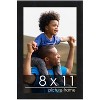 PosterPalooza | Photo Size Modernist Black Picture Frame - UV Acrylic, Foam Board Backing, Hanging Hardware - 2 of 4