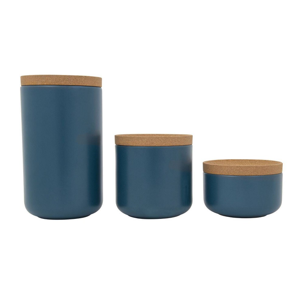 Kamenstein 3pc Canister Set Teal