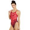 Sporti Fenced In Thin Strap One Piece Swimsuit (22-40) - 3 of 4