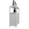 Resenkos  Large Capacity Bamboo Storage Cabinet Furniture for Bathroom Living Room Bathroom Bamboo Storage Cabinet - 4 of 4