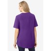 Woman Within Plus Size Short-Sleeve Crinkle Shirt - 3 of 4