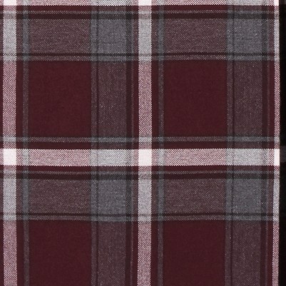 burgundy plaid