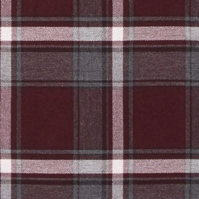 burgundy plaid