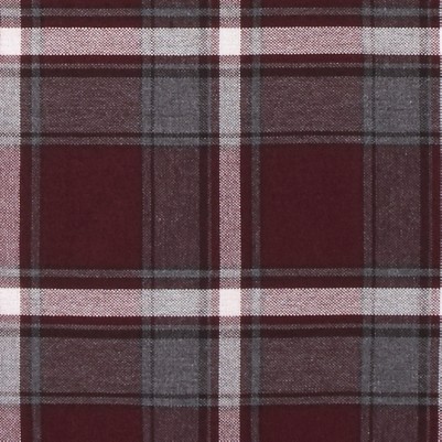 burgundy plaid