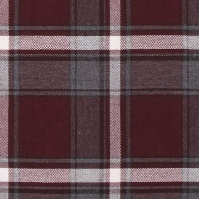 burgundy plaid