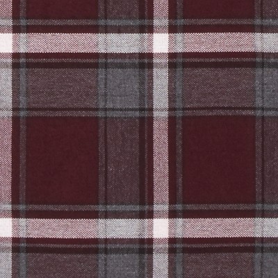 burgundy plaid