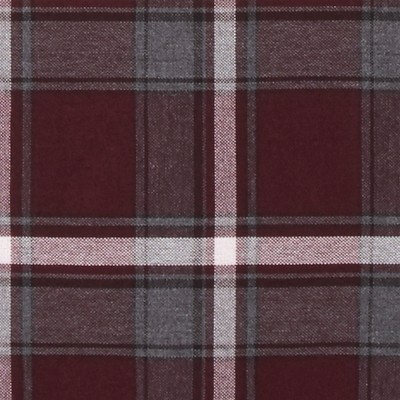 burgundy plaid