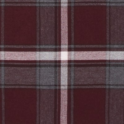 burgundy plaid