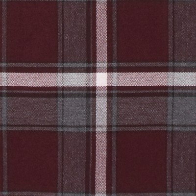 burgundy plaid