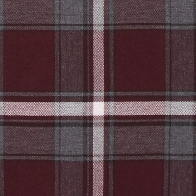 burgundy plaid