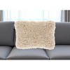 HomeRoots 14" X 20" Beige Fabric Lumbar Throw Pillow - 2 of 3