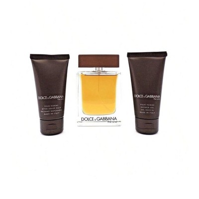D&G Men The One 3 Pcs Set 3.3 Oz Edt Spr+1.6 Oz S/Gel+1.6 Oz A/S Balm [Hard Red Box]