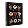 Stupell Industries Trick Or Treat Jack-o-Lanterns Framed Giclee Art - 2 of 4