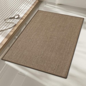 BAGOKIE Non-Slip Bath Mat Super Absorbent & Quick Dry Bathroom Rug - 1 of 4
