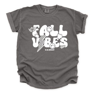 Simply Sage Market S.W.Smiley Fall Vibes Lightning Garment Dyed Tee - 1 of 4